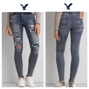 AEO DENIM X CAFE Super Super Stretch HI-RISE JEGGING American Eagle